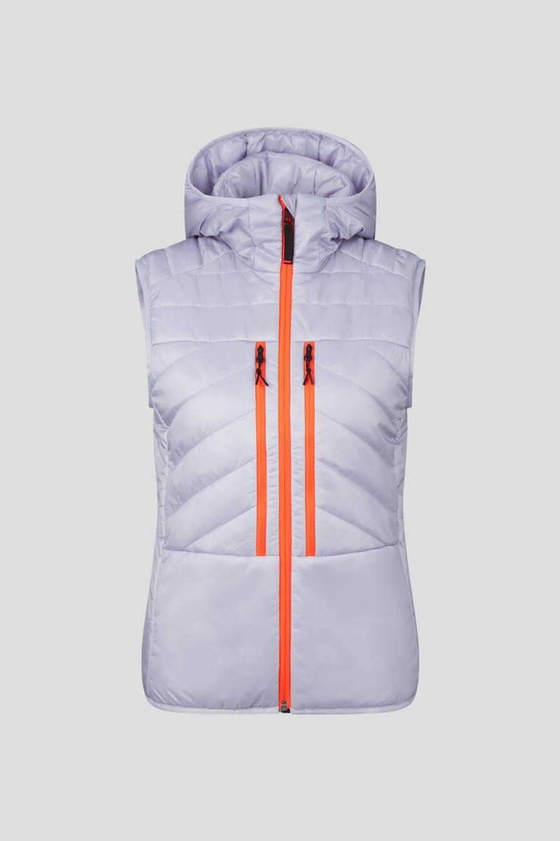 Lea Quilted vest in Lilac 1