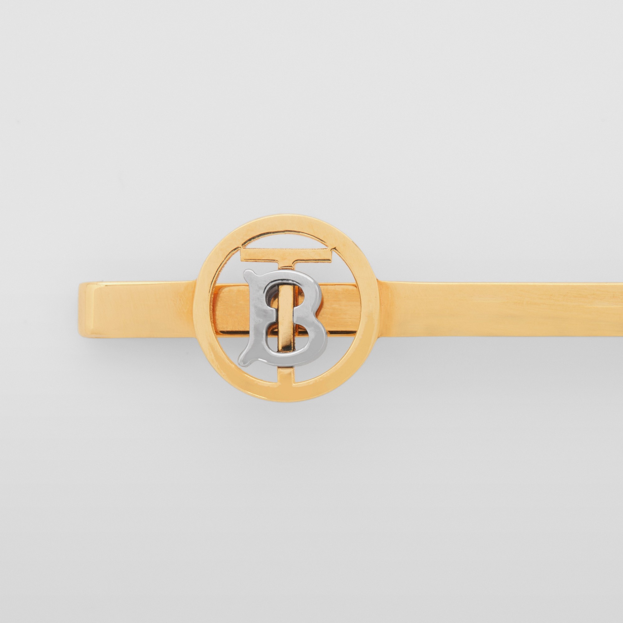Gold and Palladium-plated Monogram Motif Hair Pins - 2