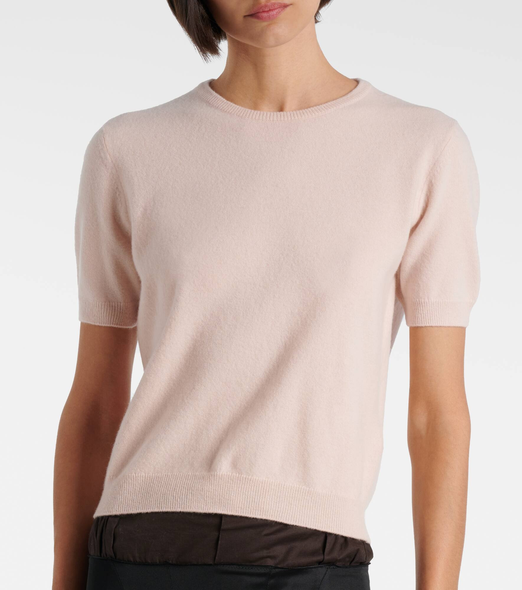 Knitted virgin wool T-shirt - 5