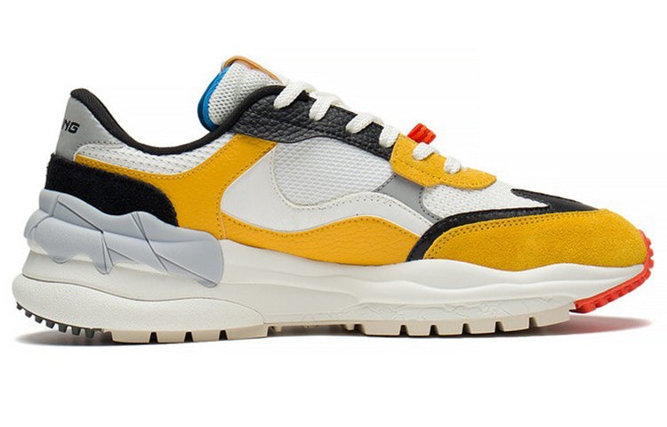 Li-Ning Counterflow Casual Shoes 'White Yellow Black' AGLS157-2 - 2