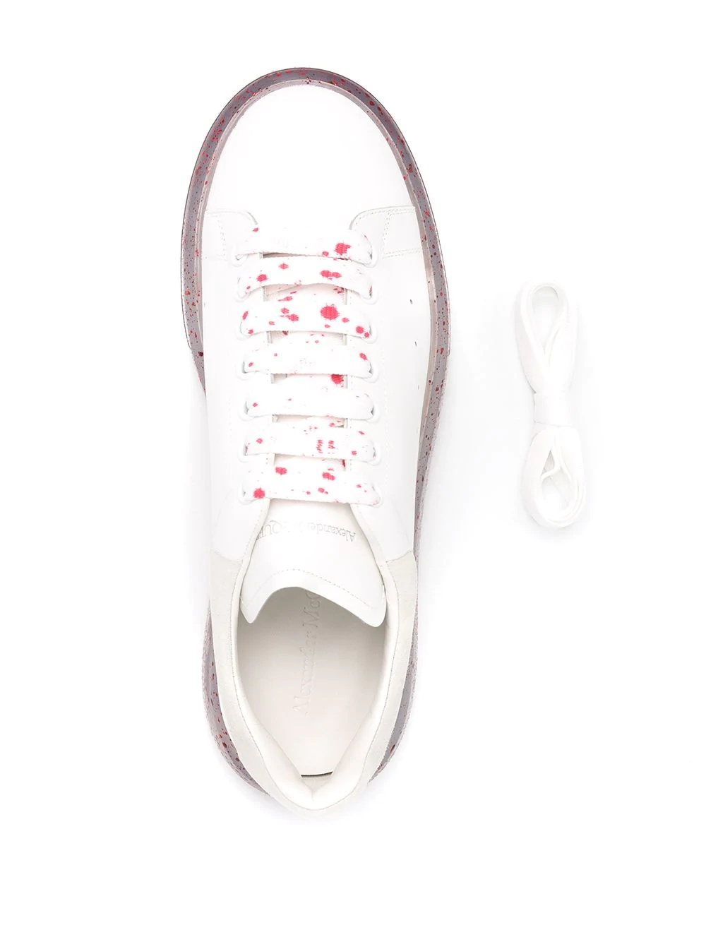 Oversized paint-splattered sneakers - 4