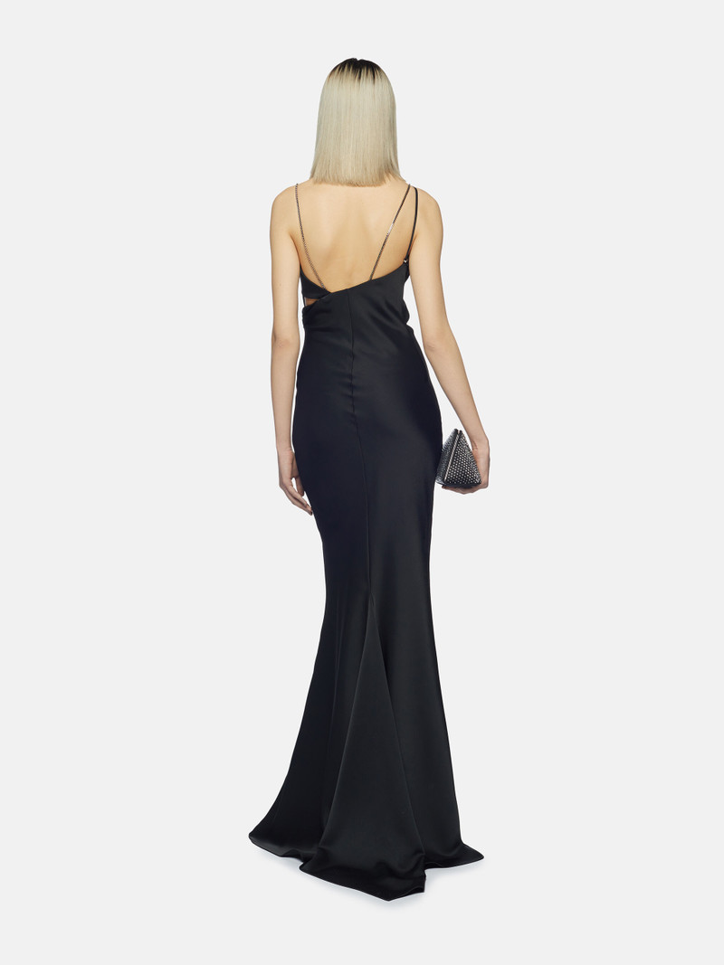 ''MELVA'' BLACK LONG DRESS 3