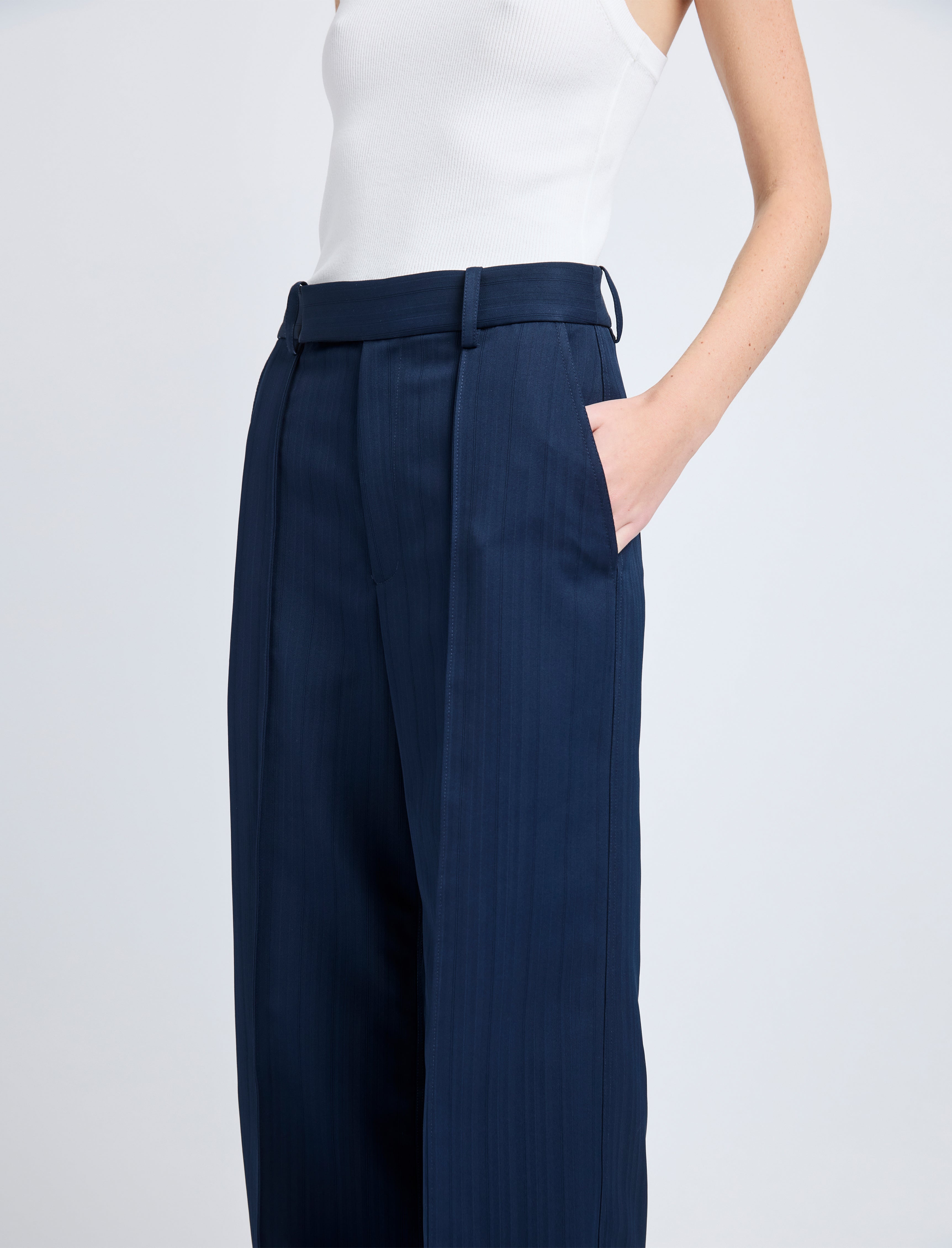 Weyes Pant in Technical Nylon Jacquard - 5