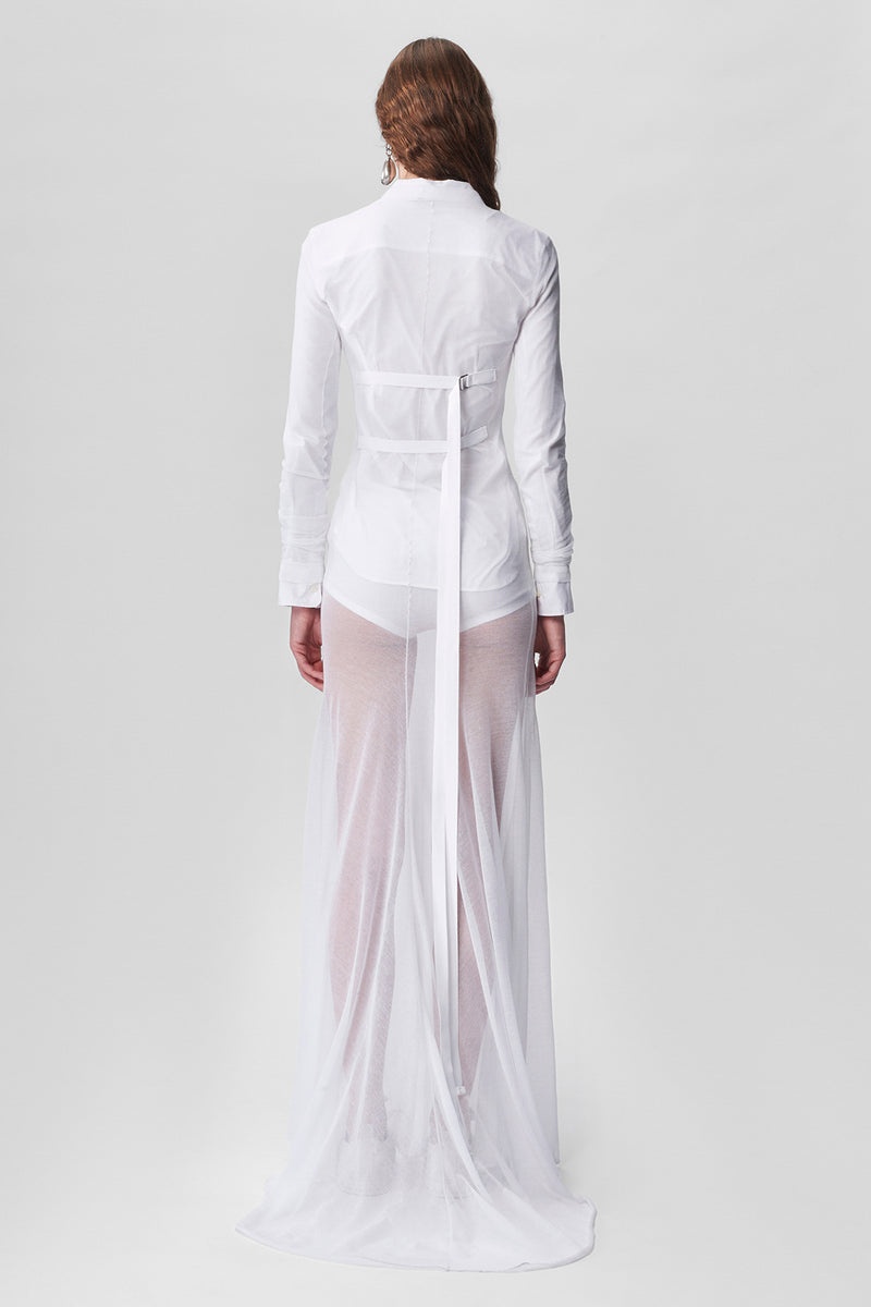Marique Long Sleeve X-Long Flared Dress - 3