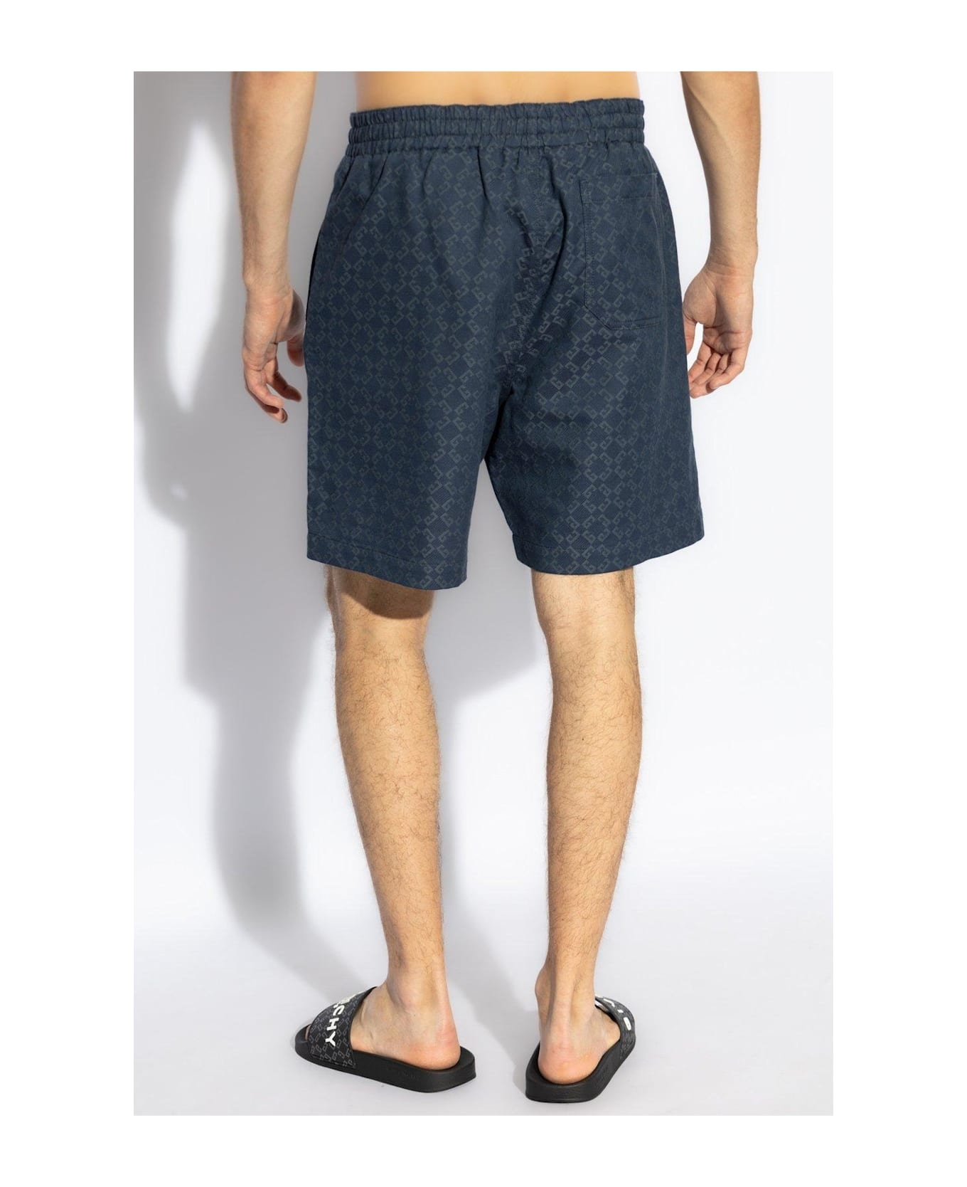 Monogrammed Elastic-waist Shorts - 3