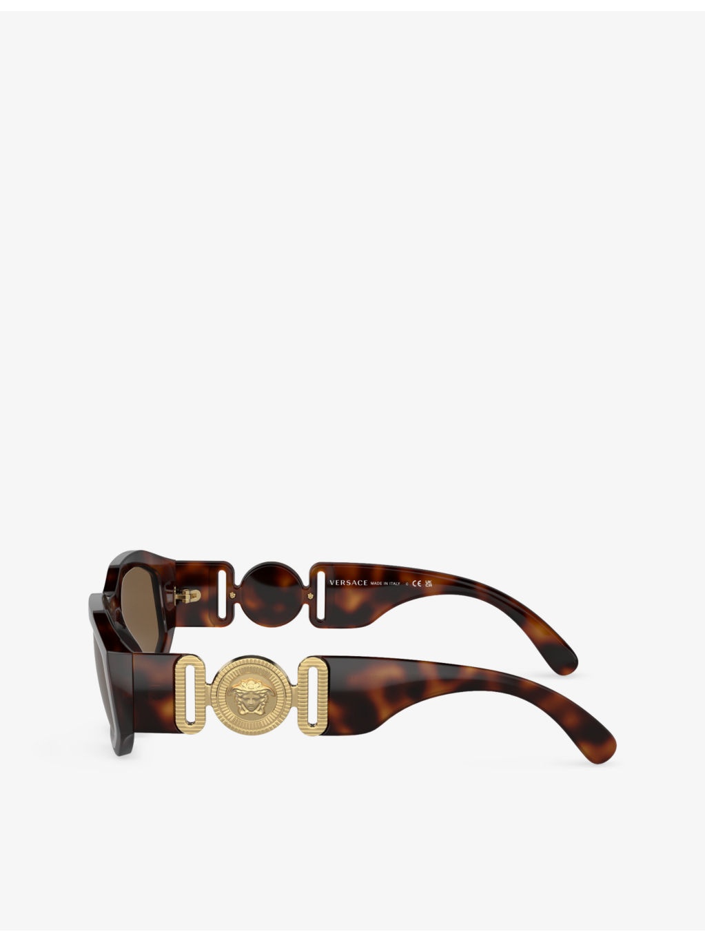 VE4361 Rectangle-Frame Tortoiseshell Acetate Sunglasses - 3