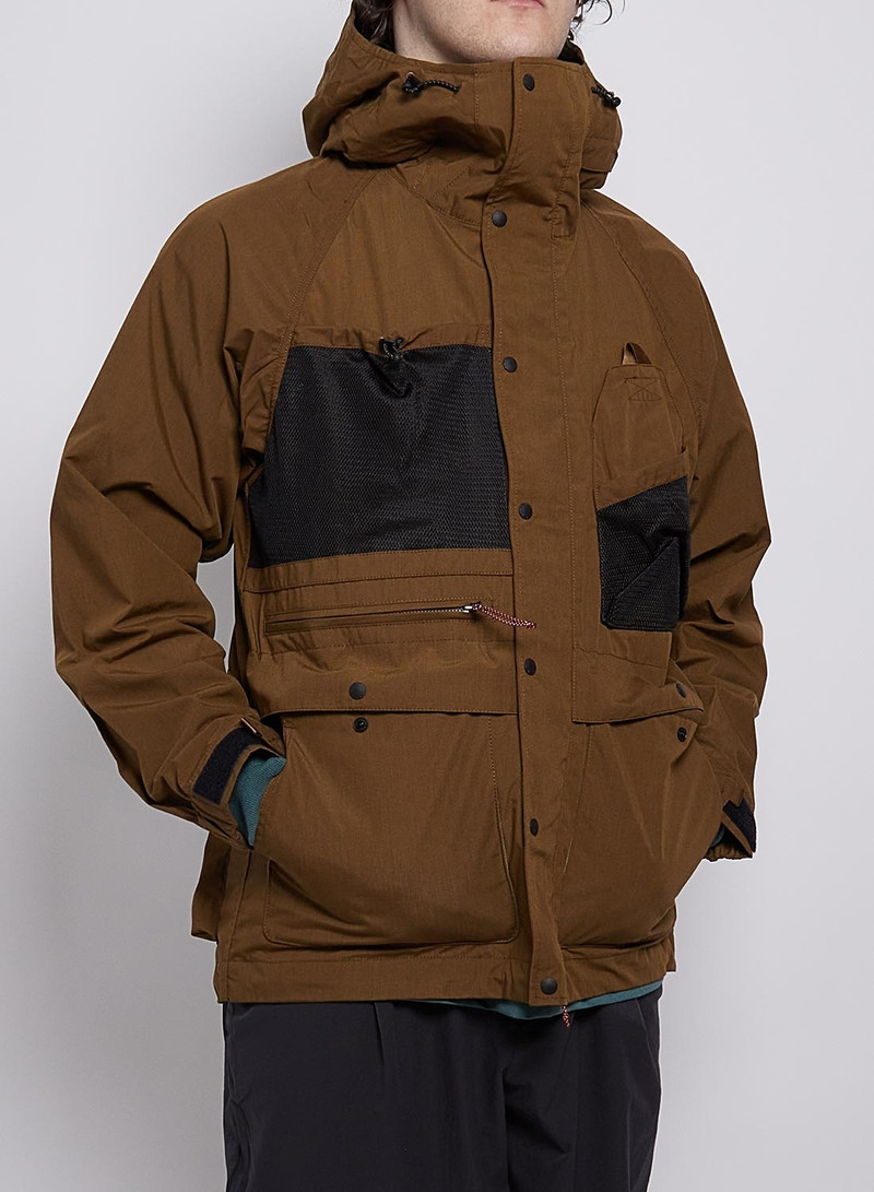 Nigel Cabourn Nanga Takibi Mountain Parka in Coyote outlook