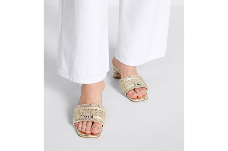 Dior Or Dway Heeled Slide 2