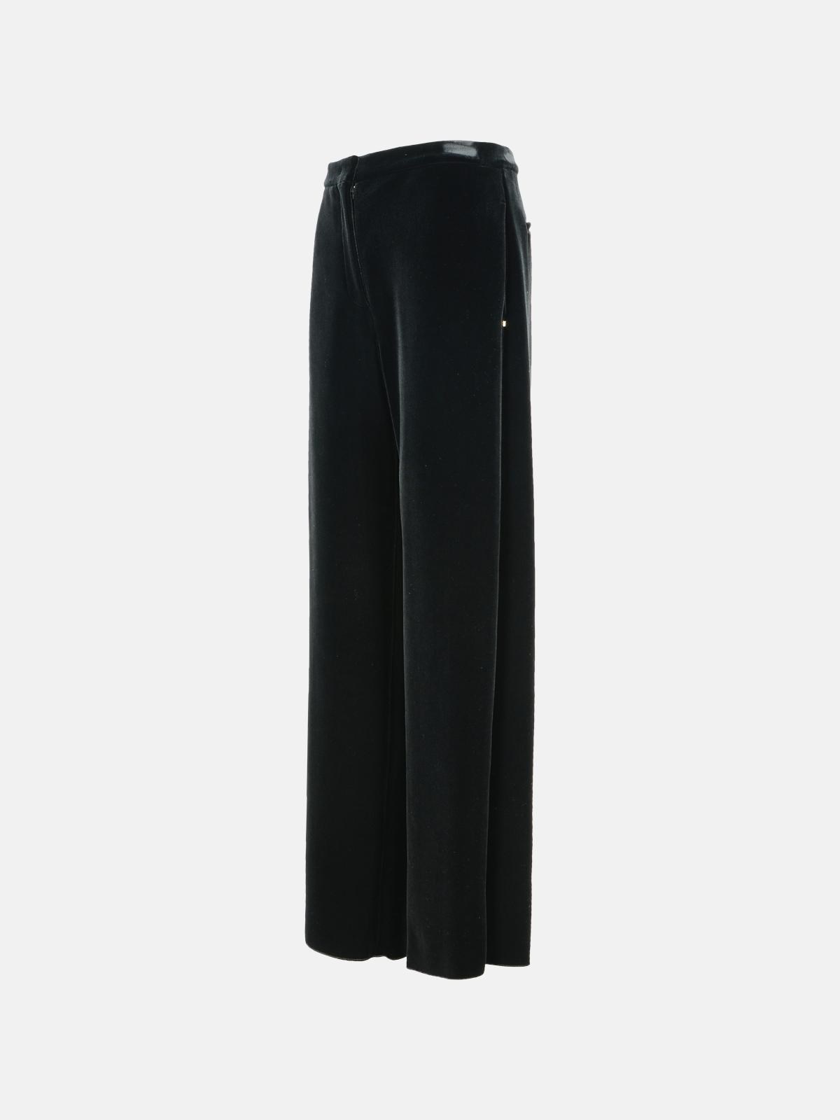 'ARTE1234' BLACK POLYESTER BLEND PANTS - 2