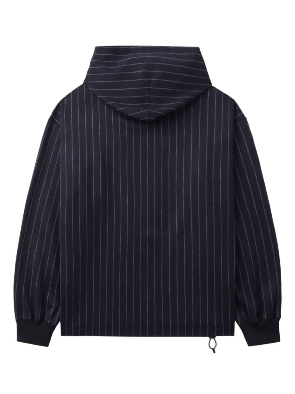 stripe pattern hoodie - 6