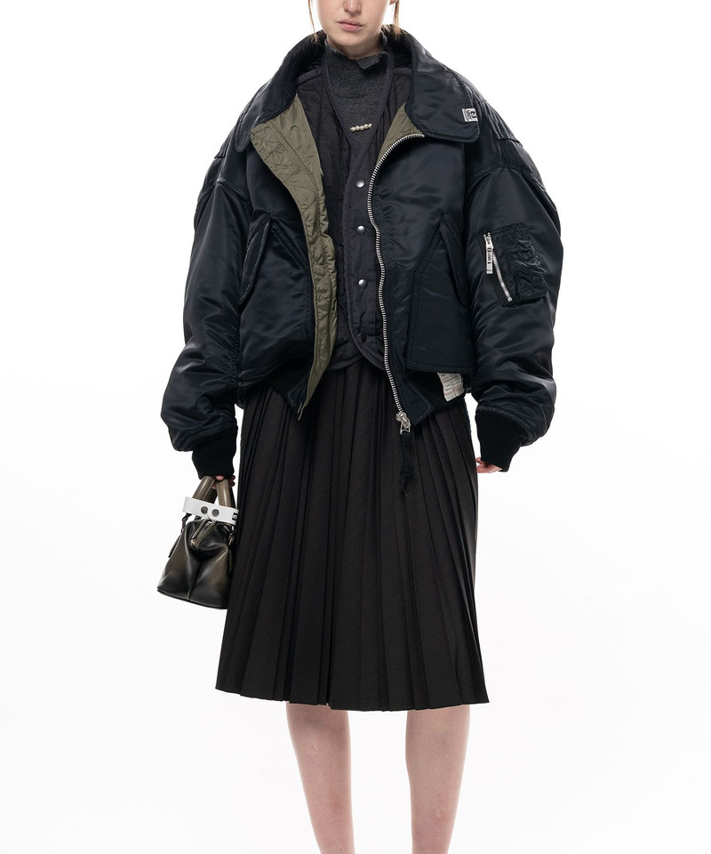 Shifted Layer Flight Jacket 6