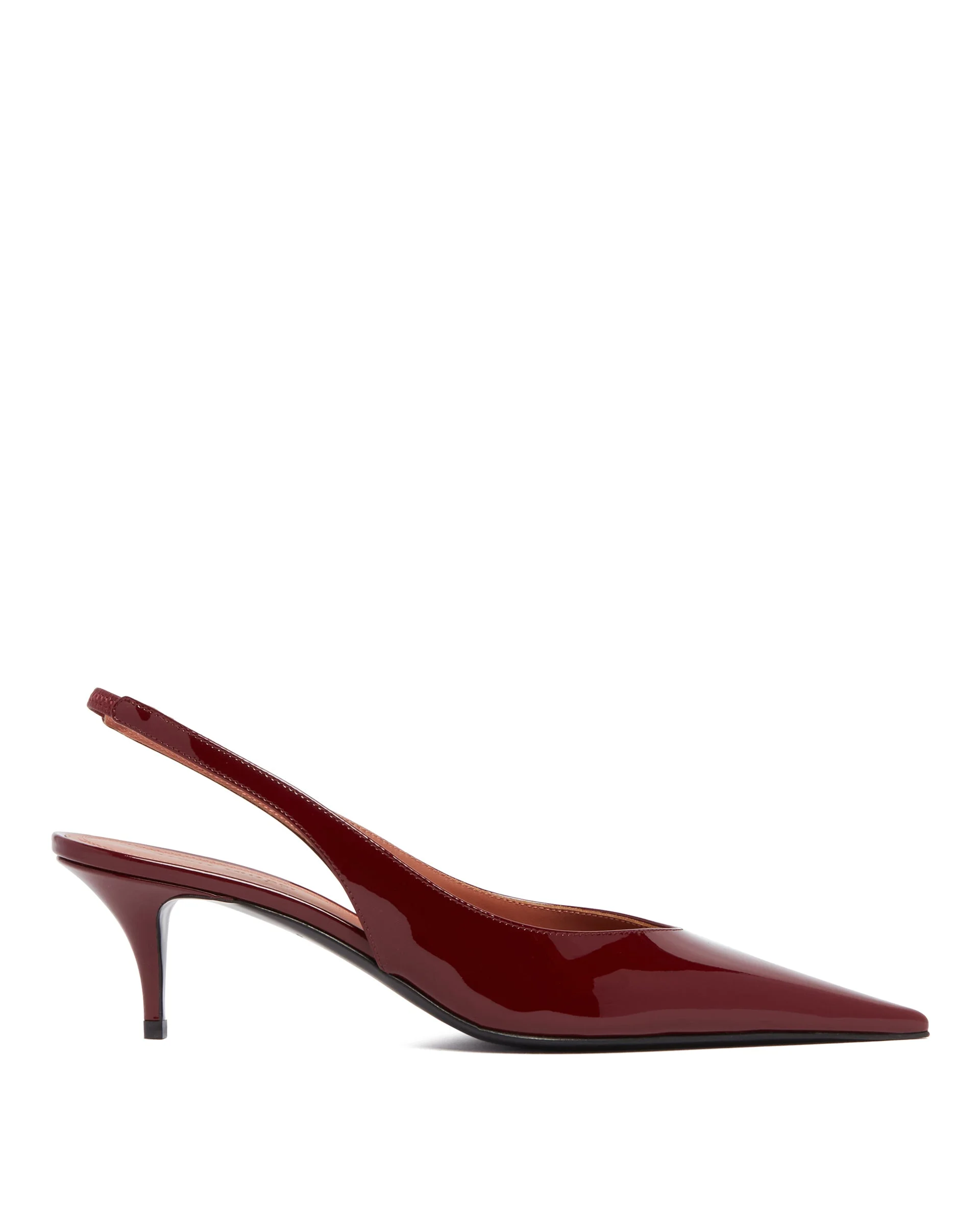 Burgundy Anok 55 Slingbacks - 1