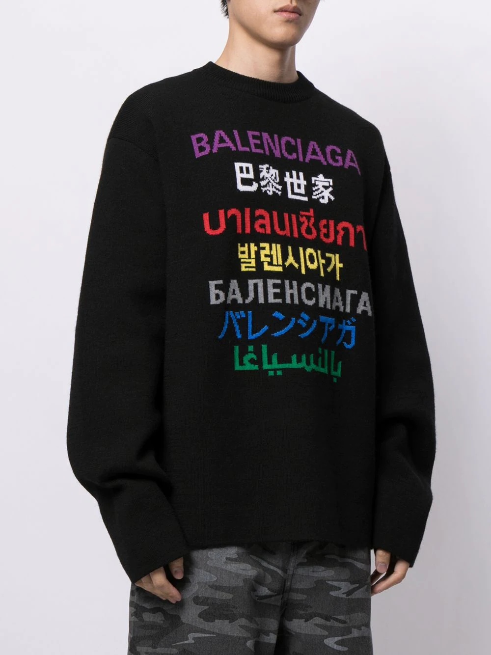 Languages crew neck jumper - 3