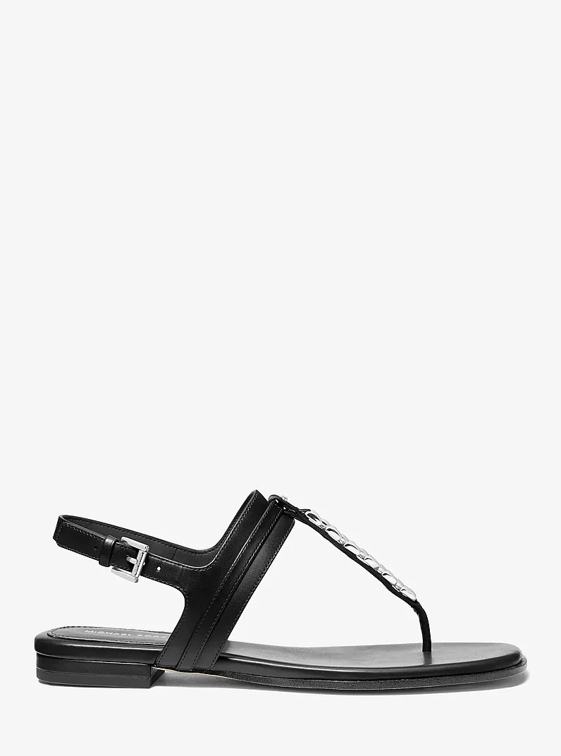 Marcia Embellished Leather Sandal - 1