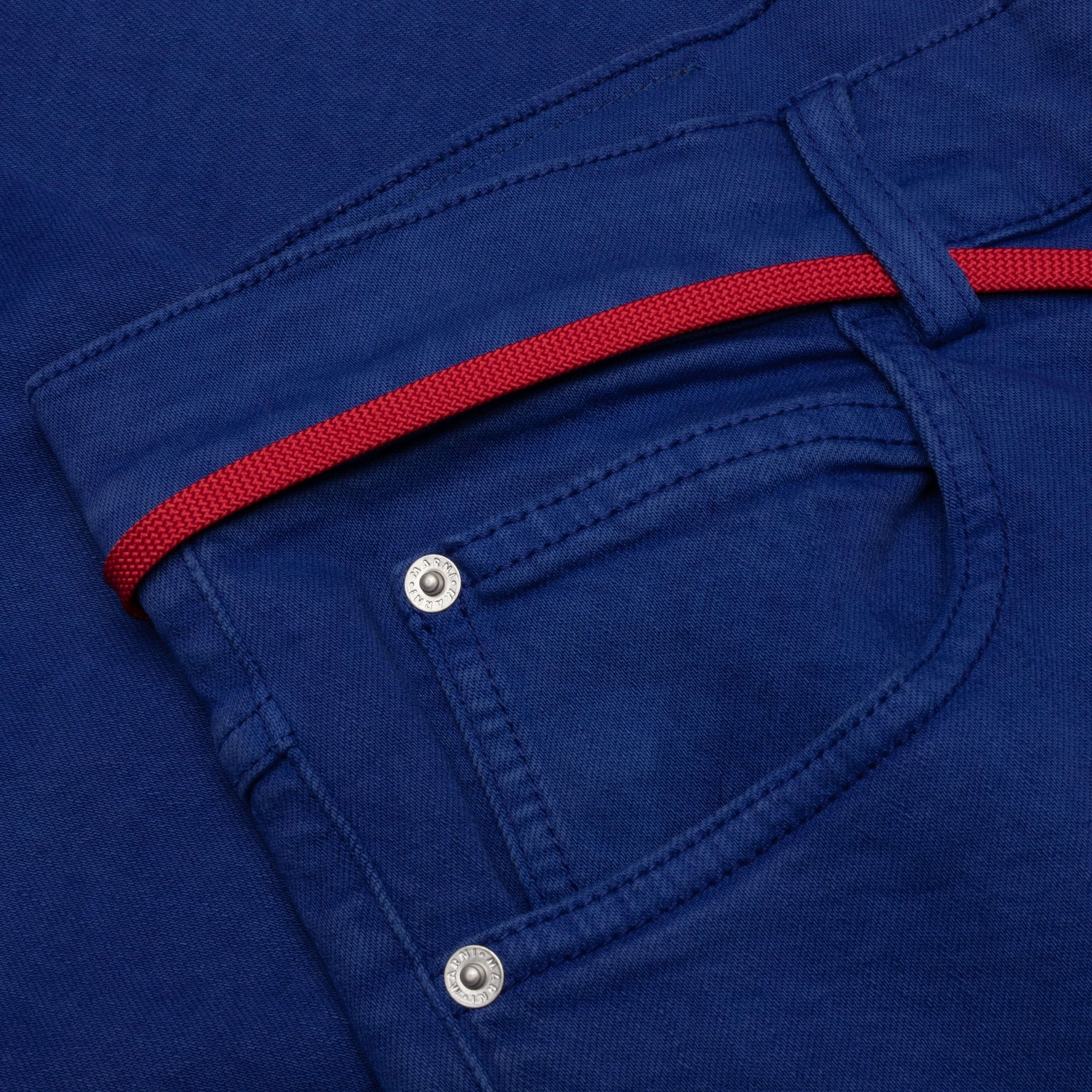 BLUE FLARED 5 POCKET TROUSERS - BLUETTE - 3