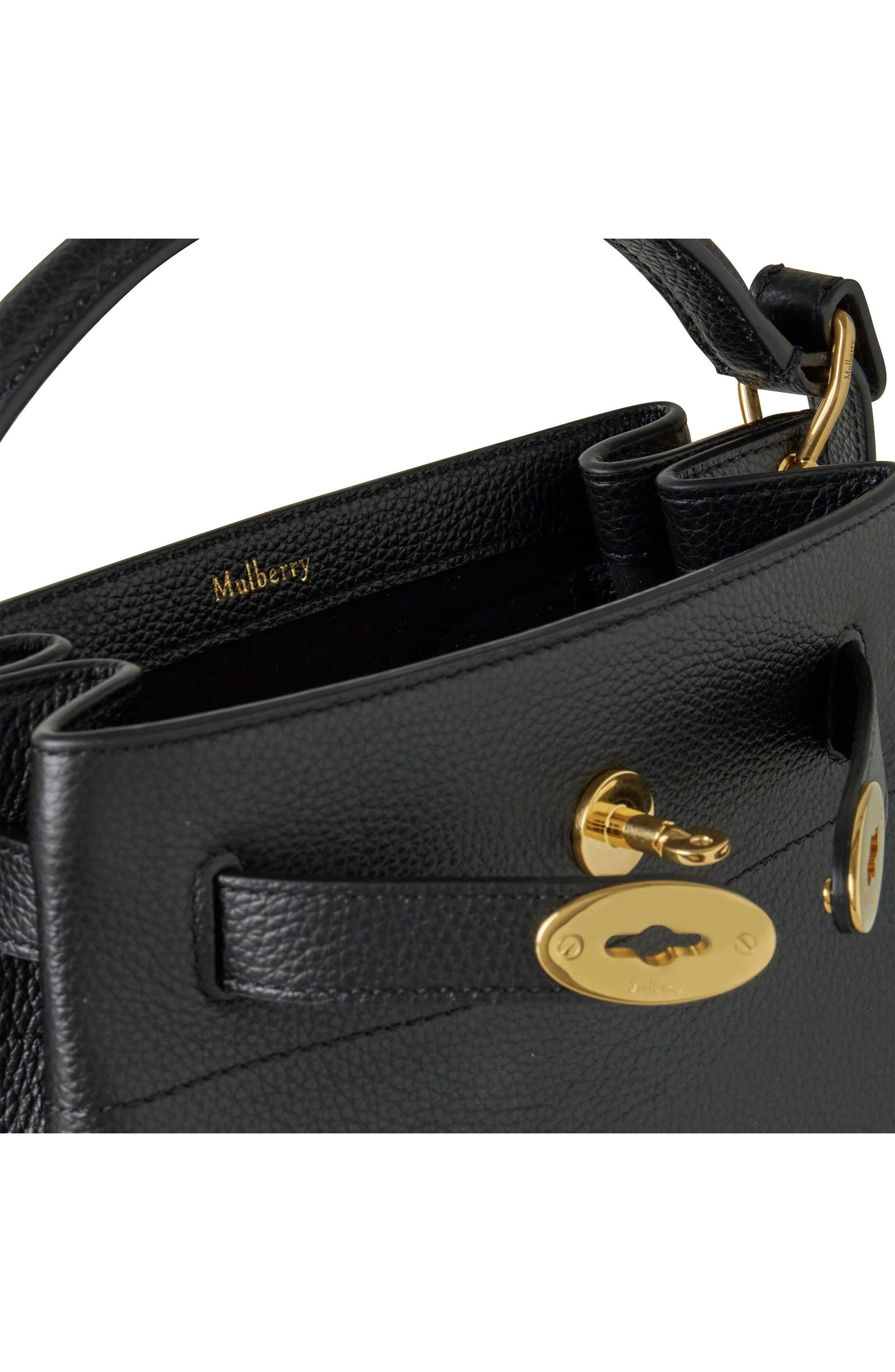 Mulberry Small Islington Classic Leather Bucket Bag in Black at Nordstrom - 6