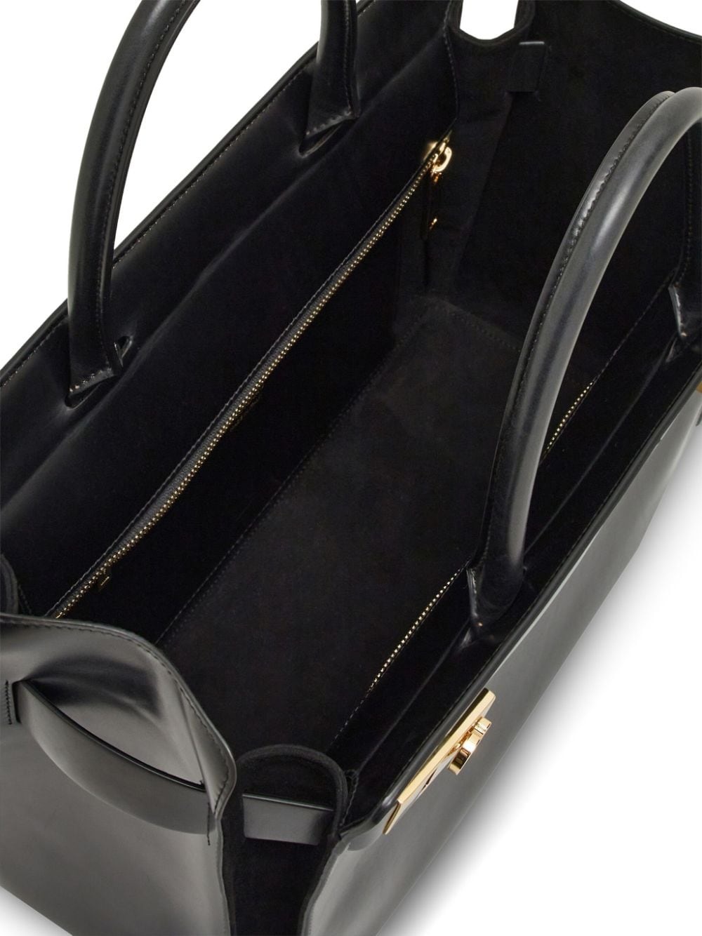 large Gancini leather tote - 5