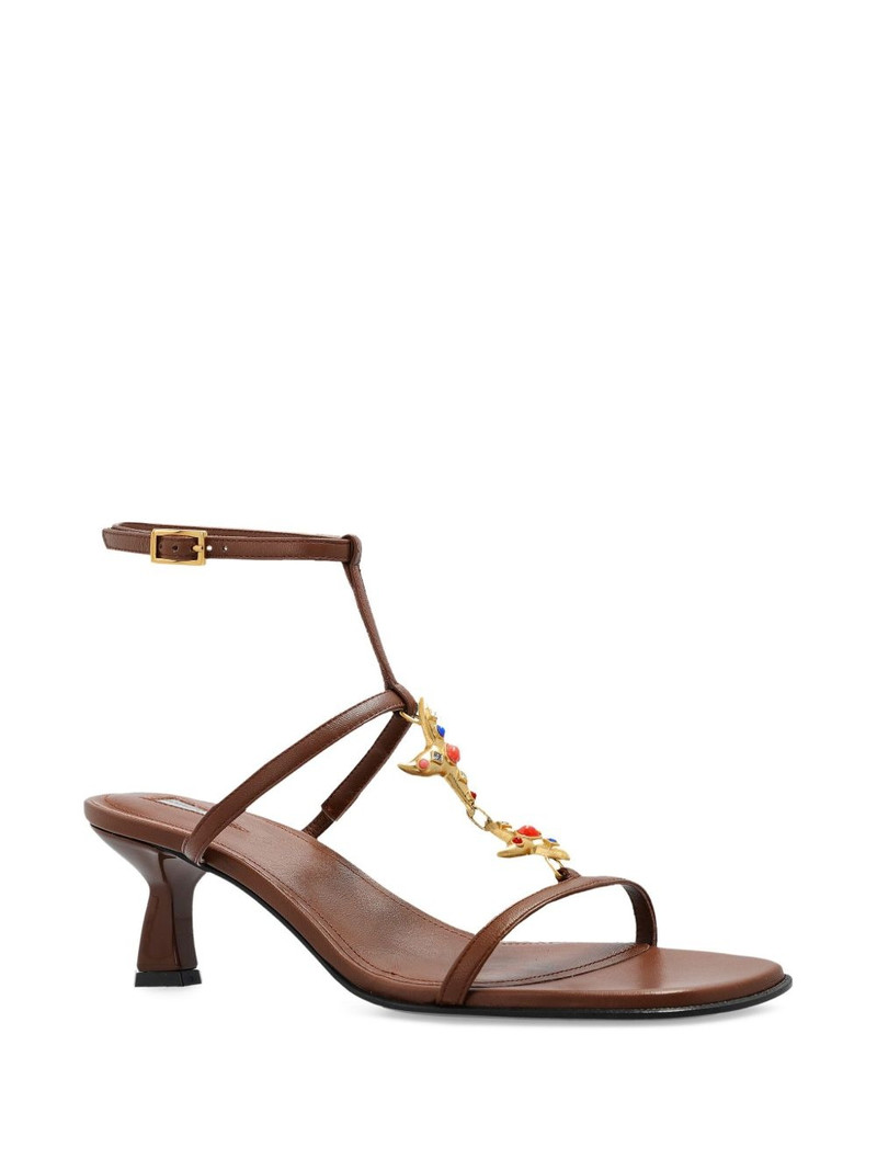 NODALETO leather sandals outlook