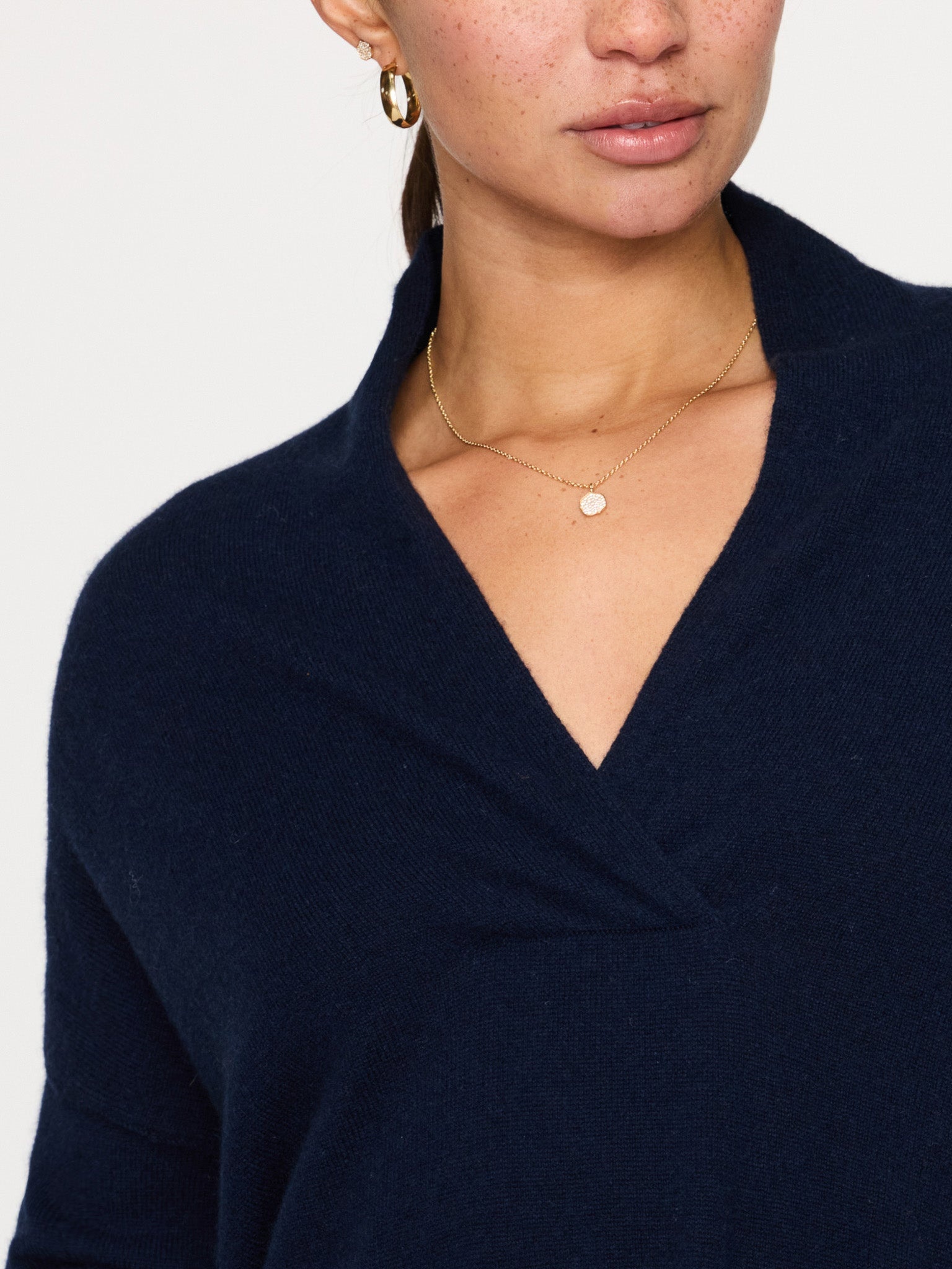 The Siena Wrap Neck Pullover - 5