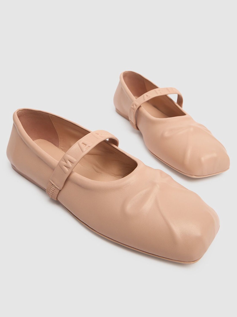 10mm Leather Mary Jane flats - 3