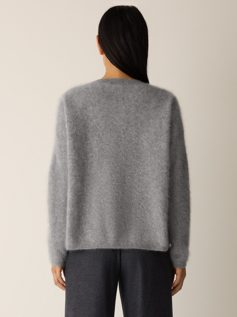 Cashmere Fluff Crew Neck Top 4