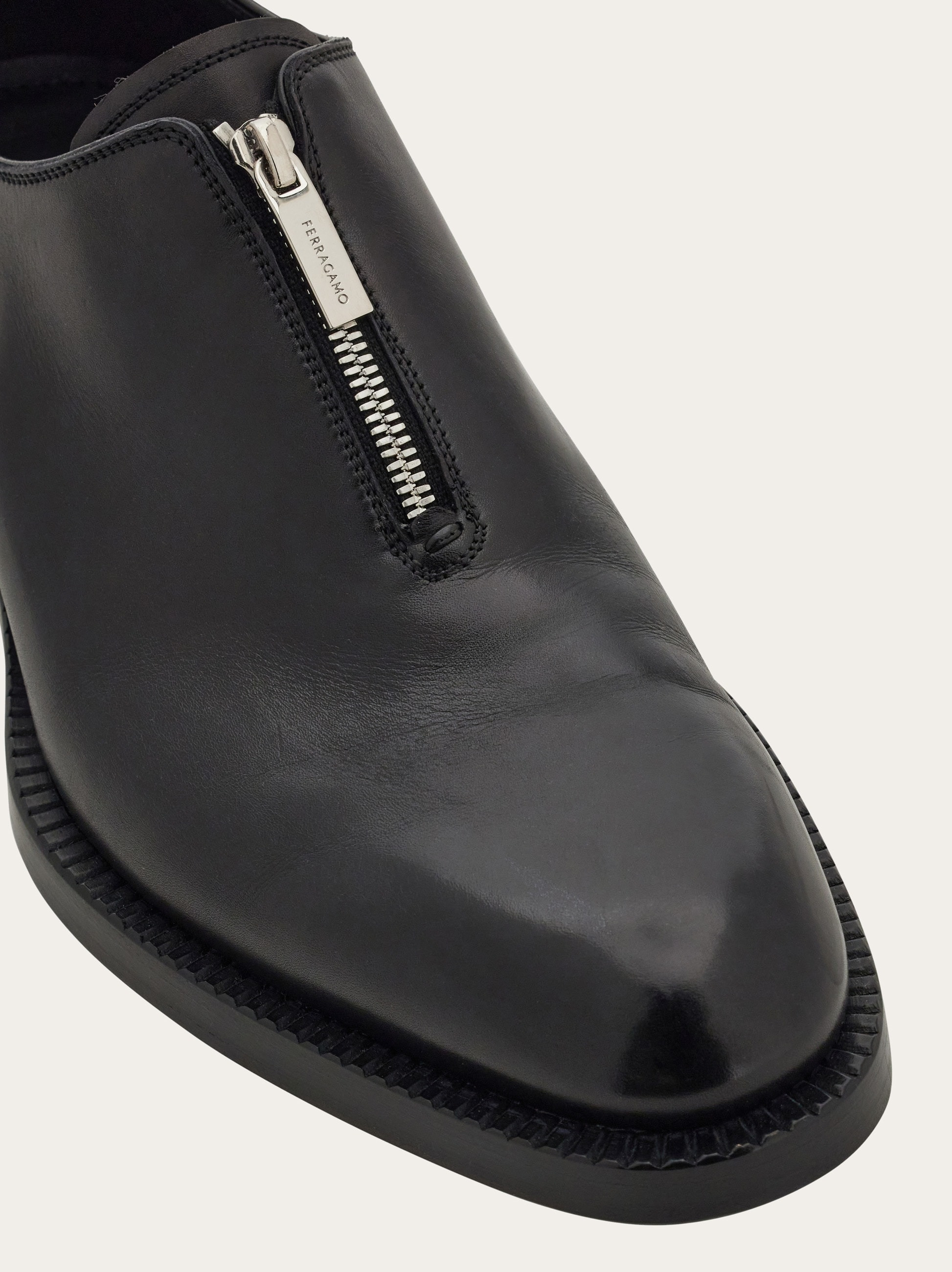 Derby shoe with zip detail - 7
