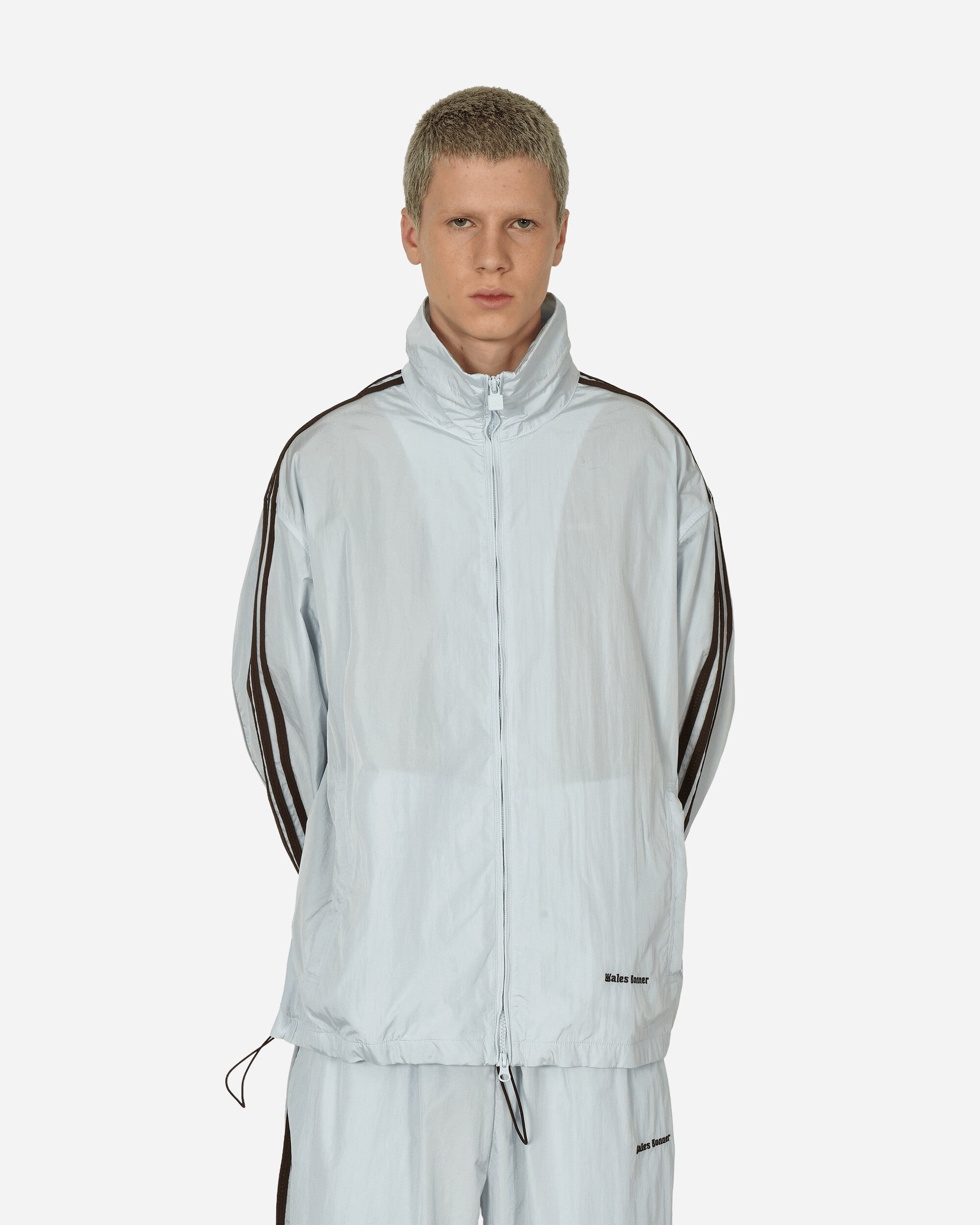 adidas Wales Bonner Statement Nylon Track Top Blue Tint