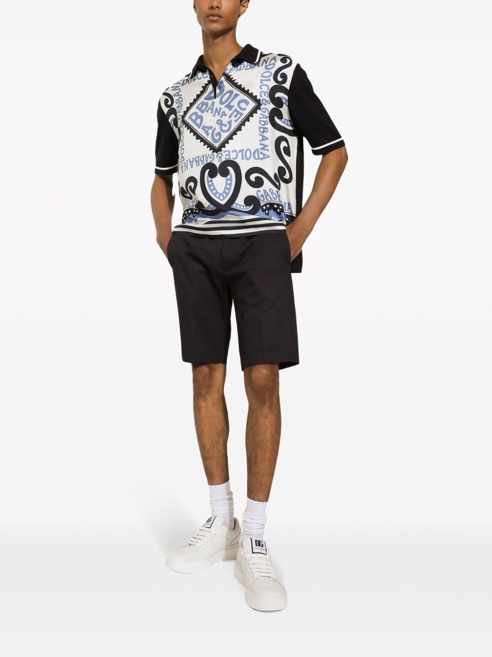 slim-cut Bermuda shorts - 2