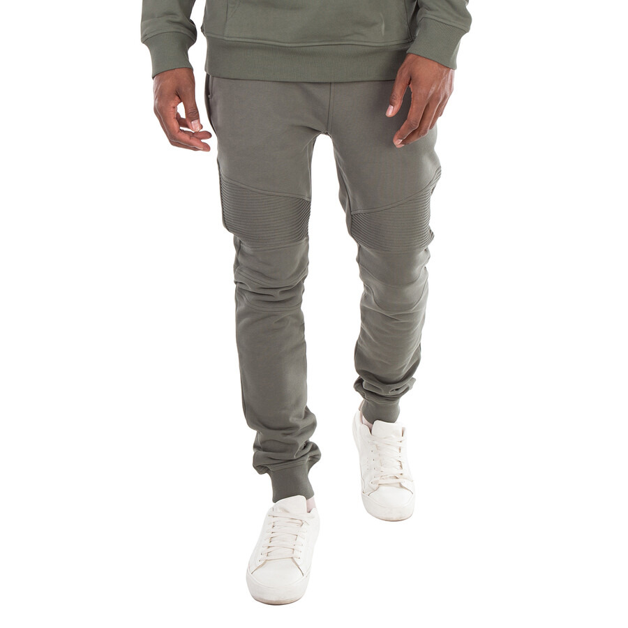 Balmain Flocked Logo Print Joggers - 3