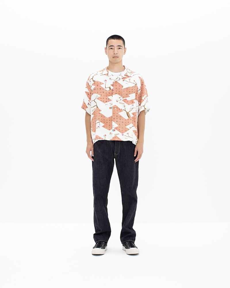 CROSBY SHIRT S/S (SILK) PINK - 3