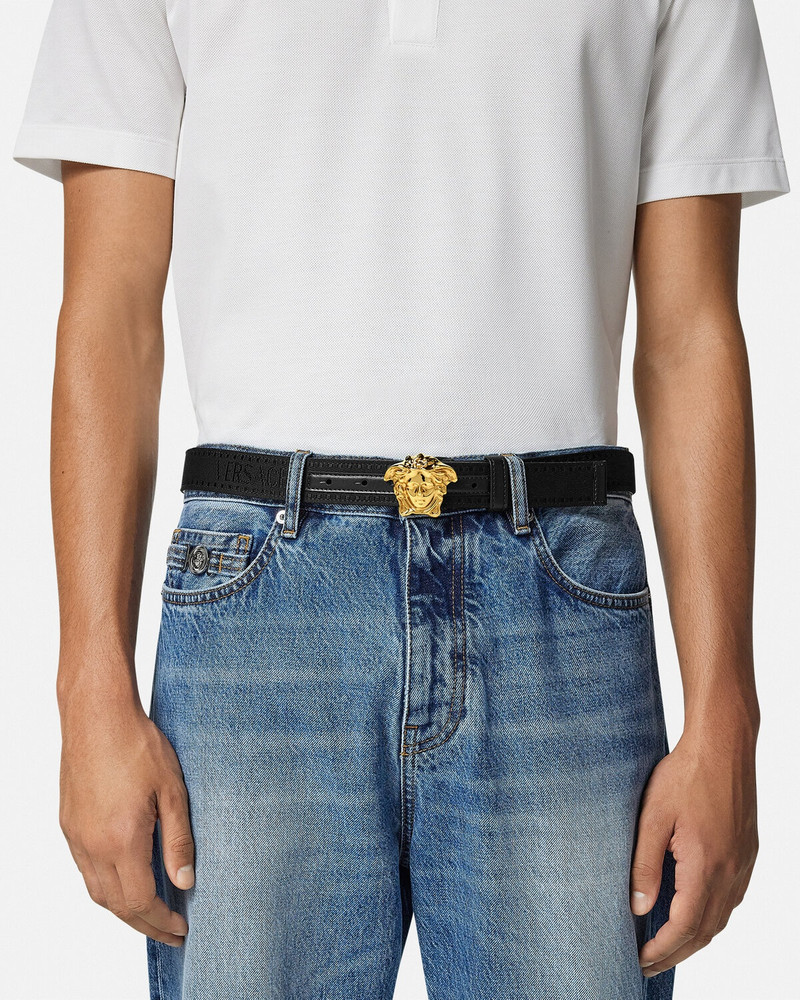 Versace Allover La Medusa Belt 1.2" 3