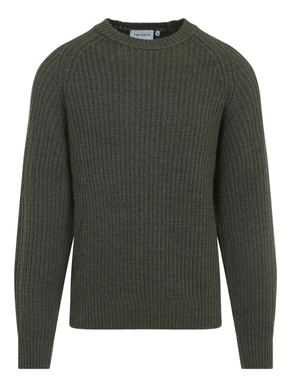 ribbed crew-neck sweater - 1