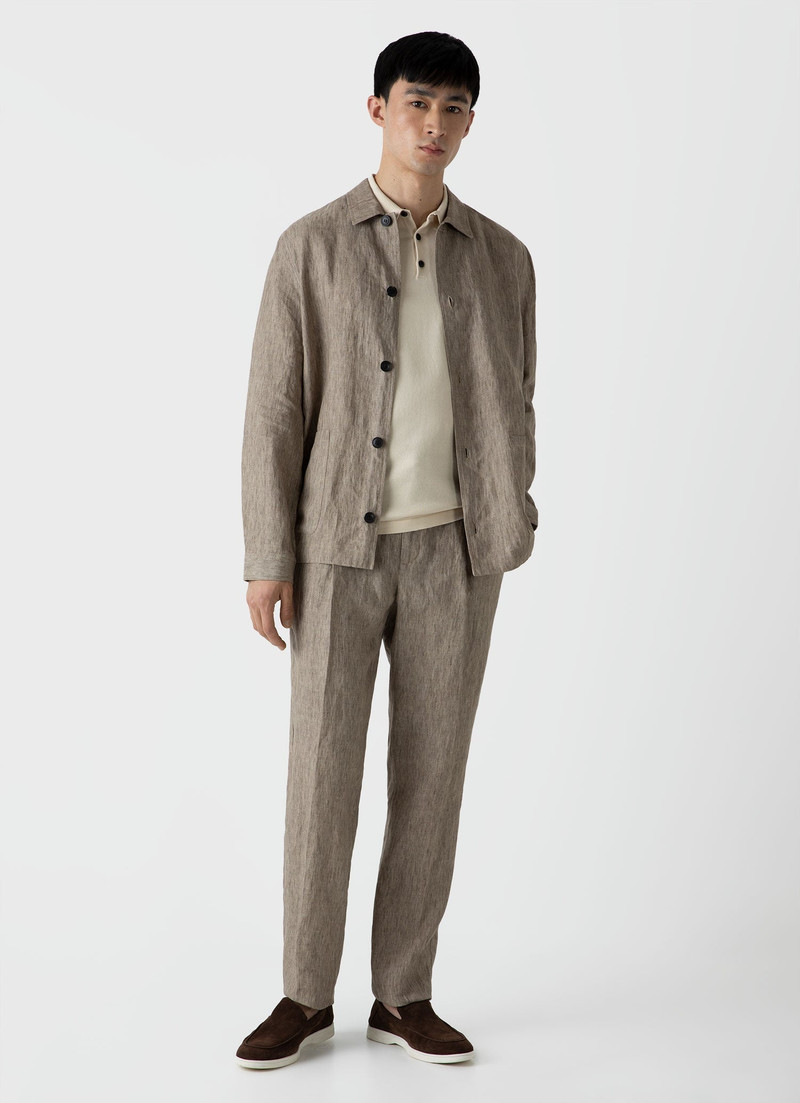 Sunspel Linen Twin Pocket Jacket outlook