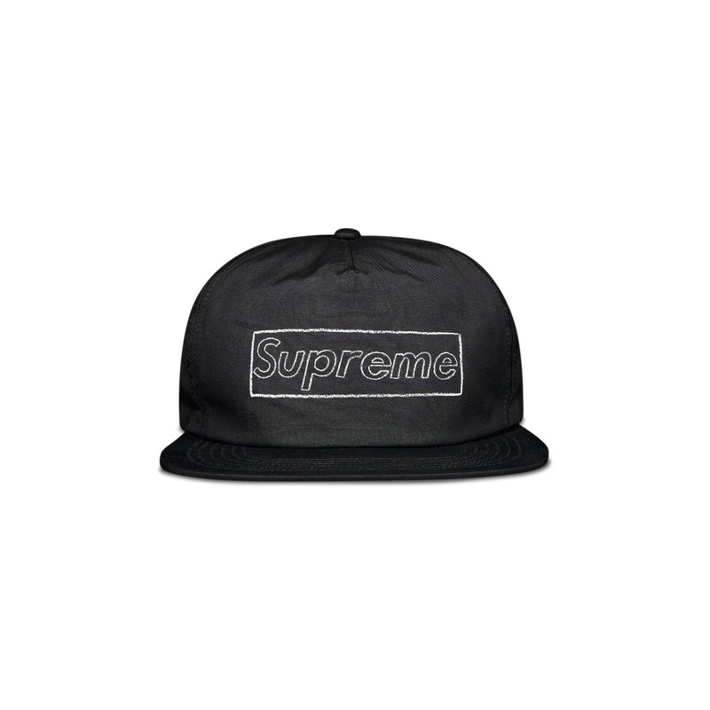 Supreme x KAWS Chalk Logo 5-Panel 'Black' - 1