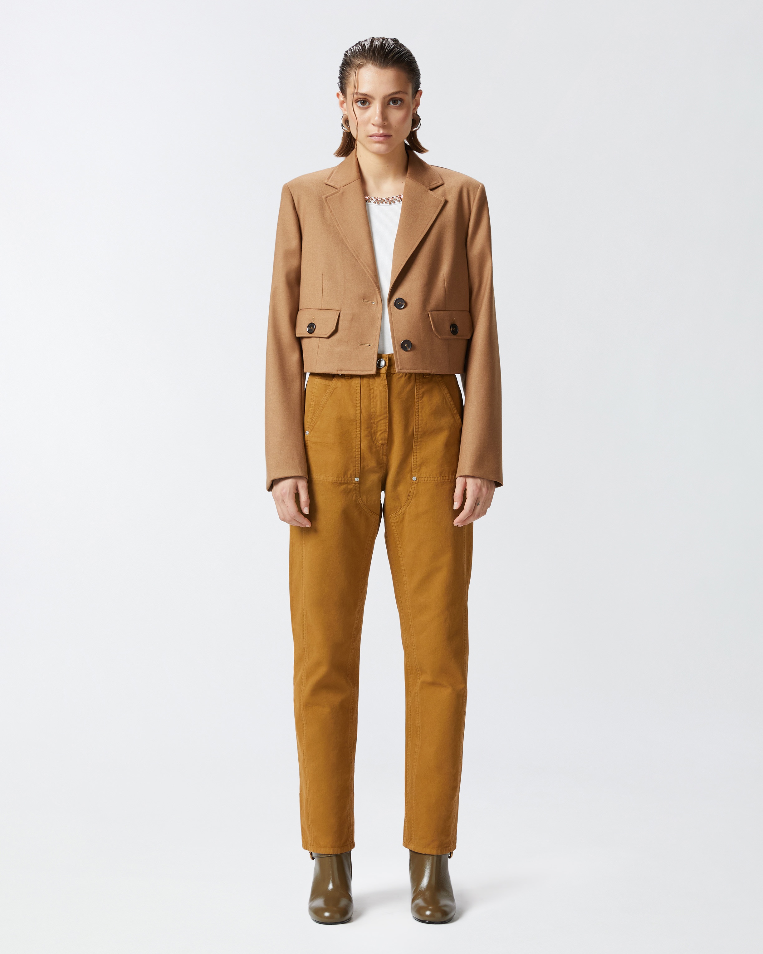CANVAS WORKWEAR TROUSERS - 2