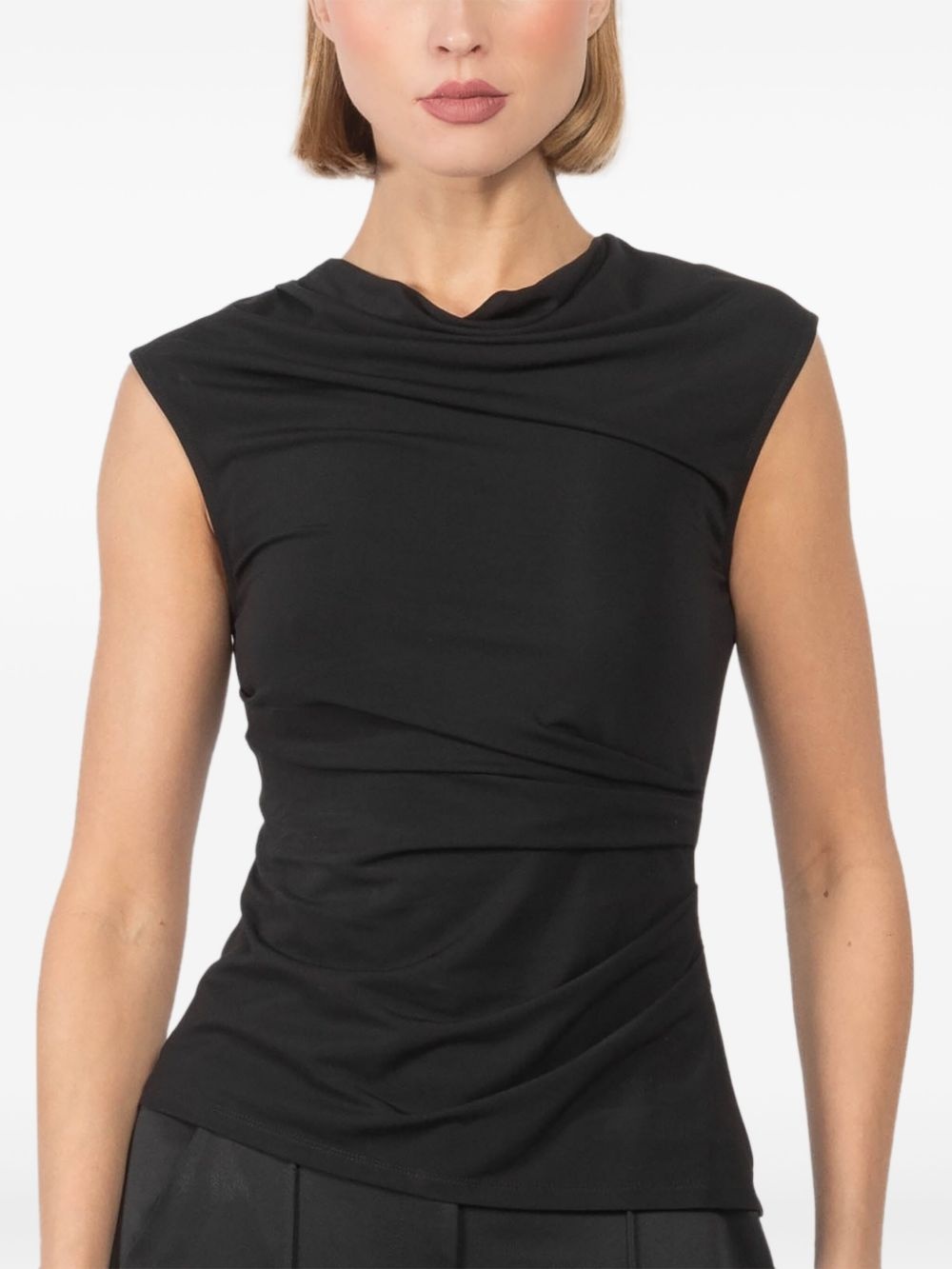 draped tank top - 4
