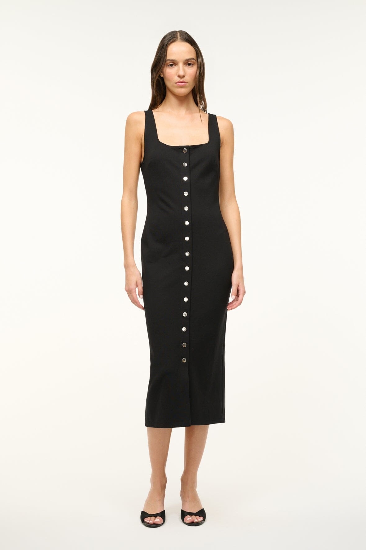 STAUD DOMANI DRESS BLACK - 2