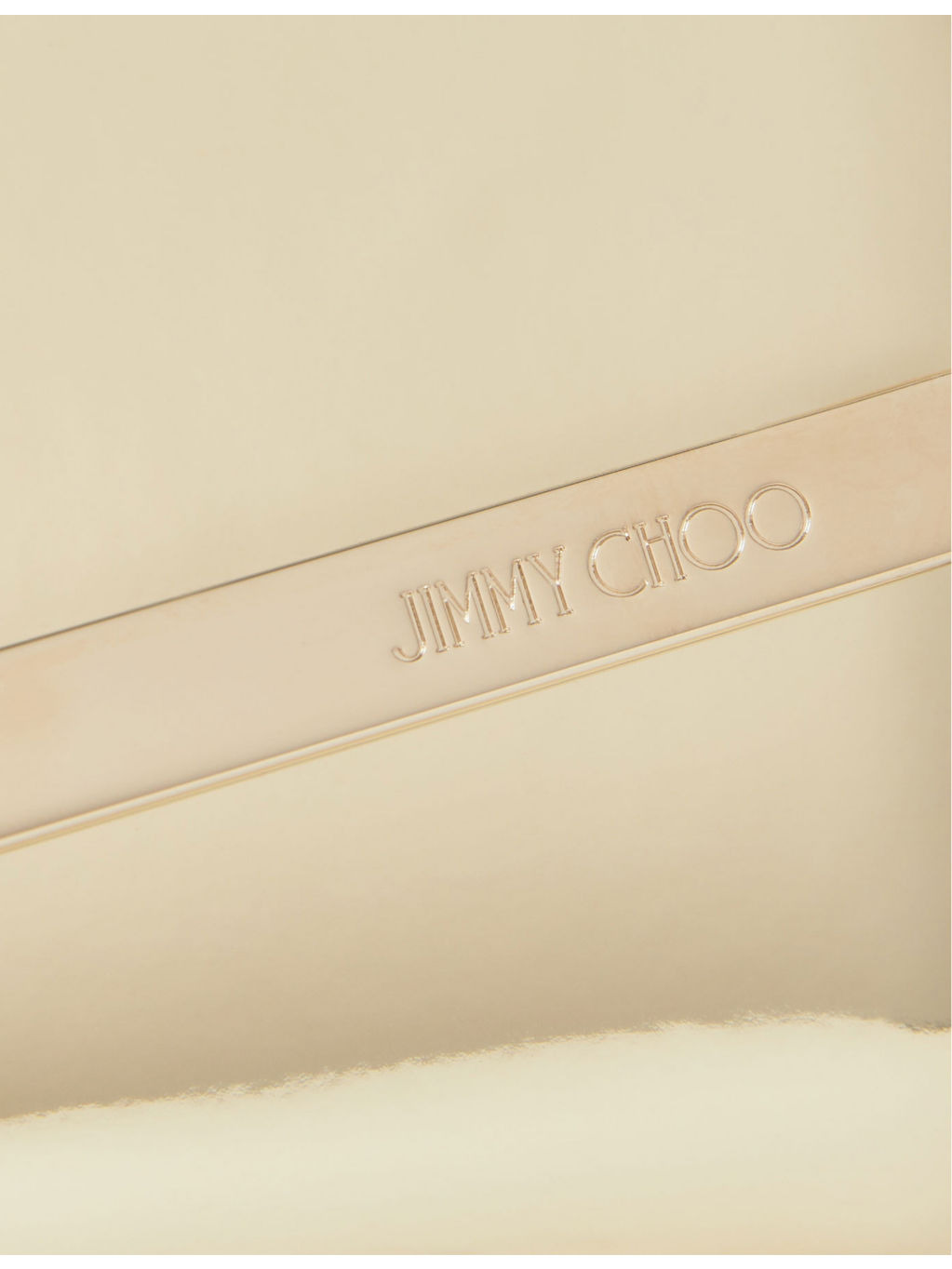 Emmie mirrored-fabric clutch - 2