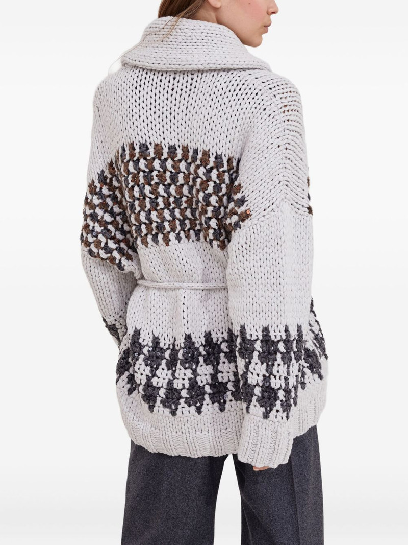 shawl-lapels cardigan 4