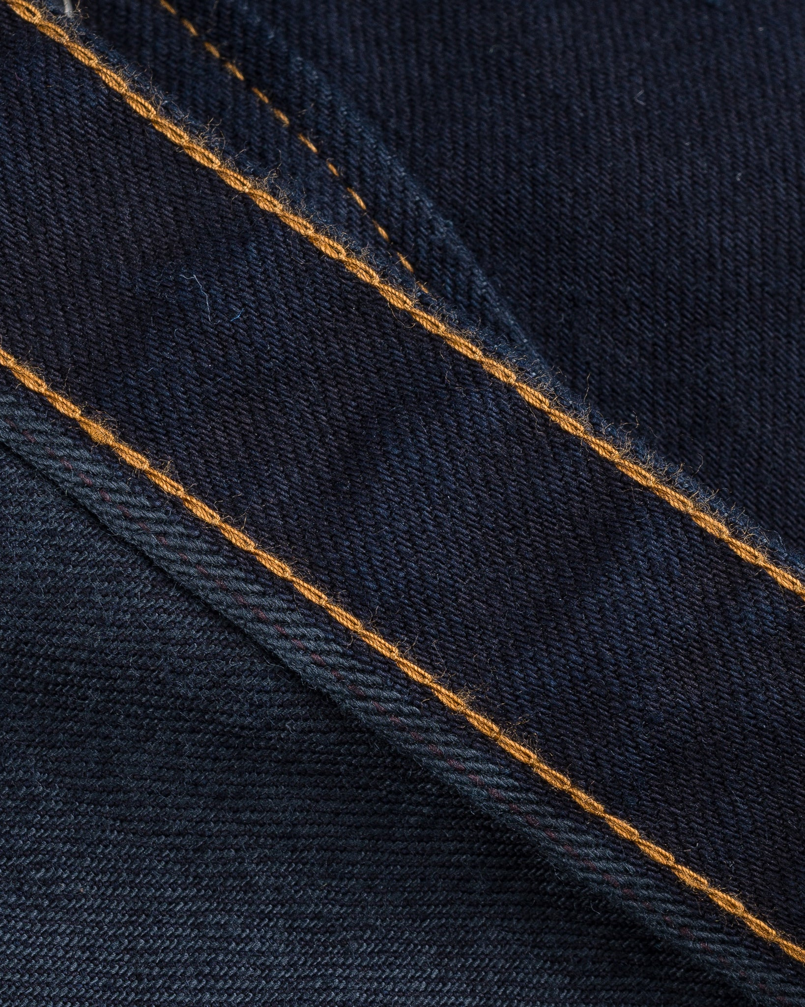 IHSH-33-OD 12oz Selvedge Denim Western Shirt - Indigo Overdyed Black - 19