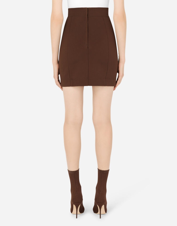 Stretch jersey miniskirt - 3