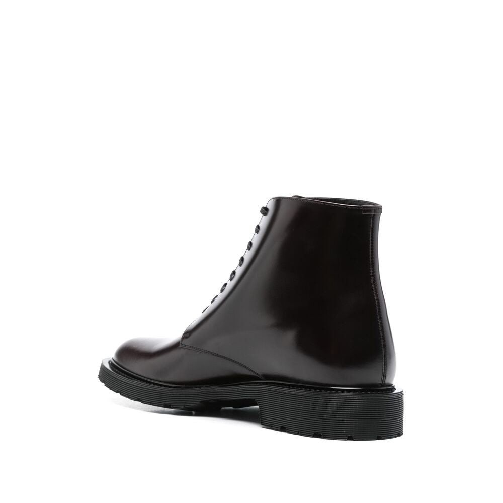Saint Laurent Brown Boots Men - 4