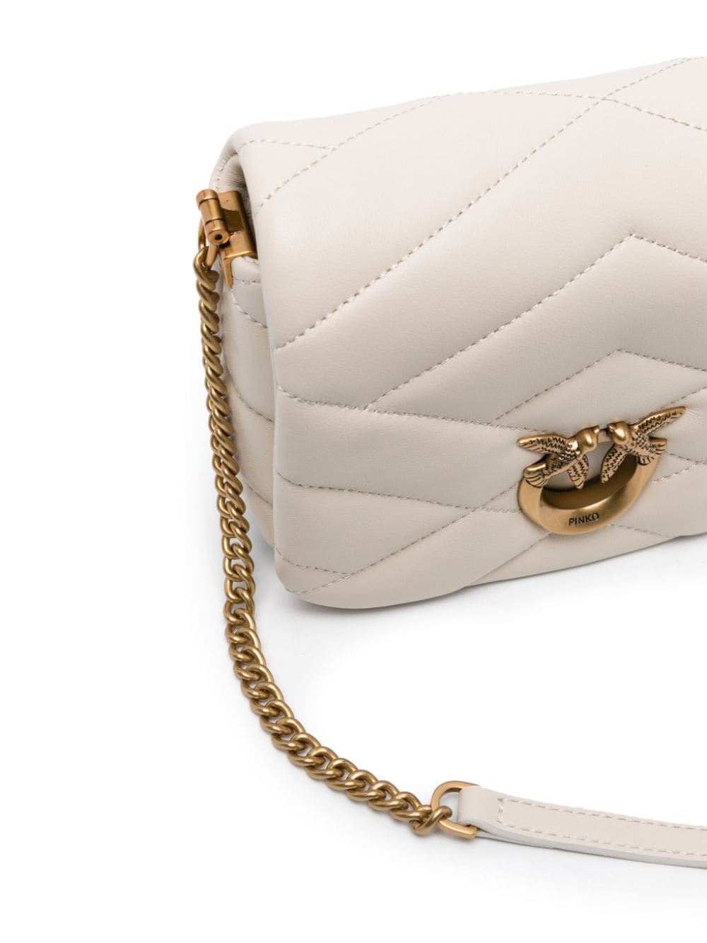 Love Click quilted shoulder bag - 4
