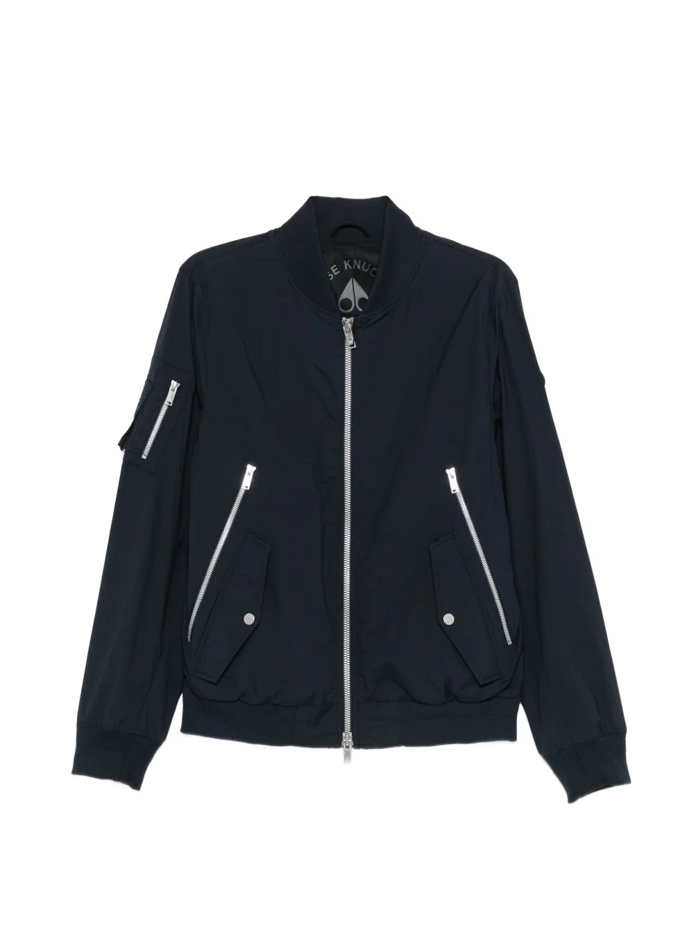 zip-pocket bomber jacket - 1