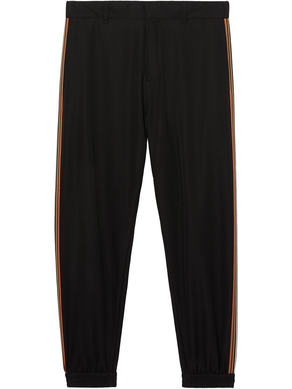 stripe-detail technical track pants - 1