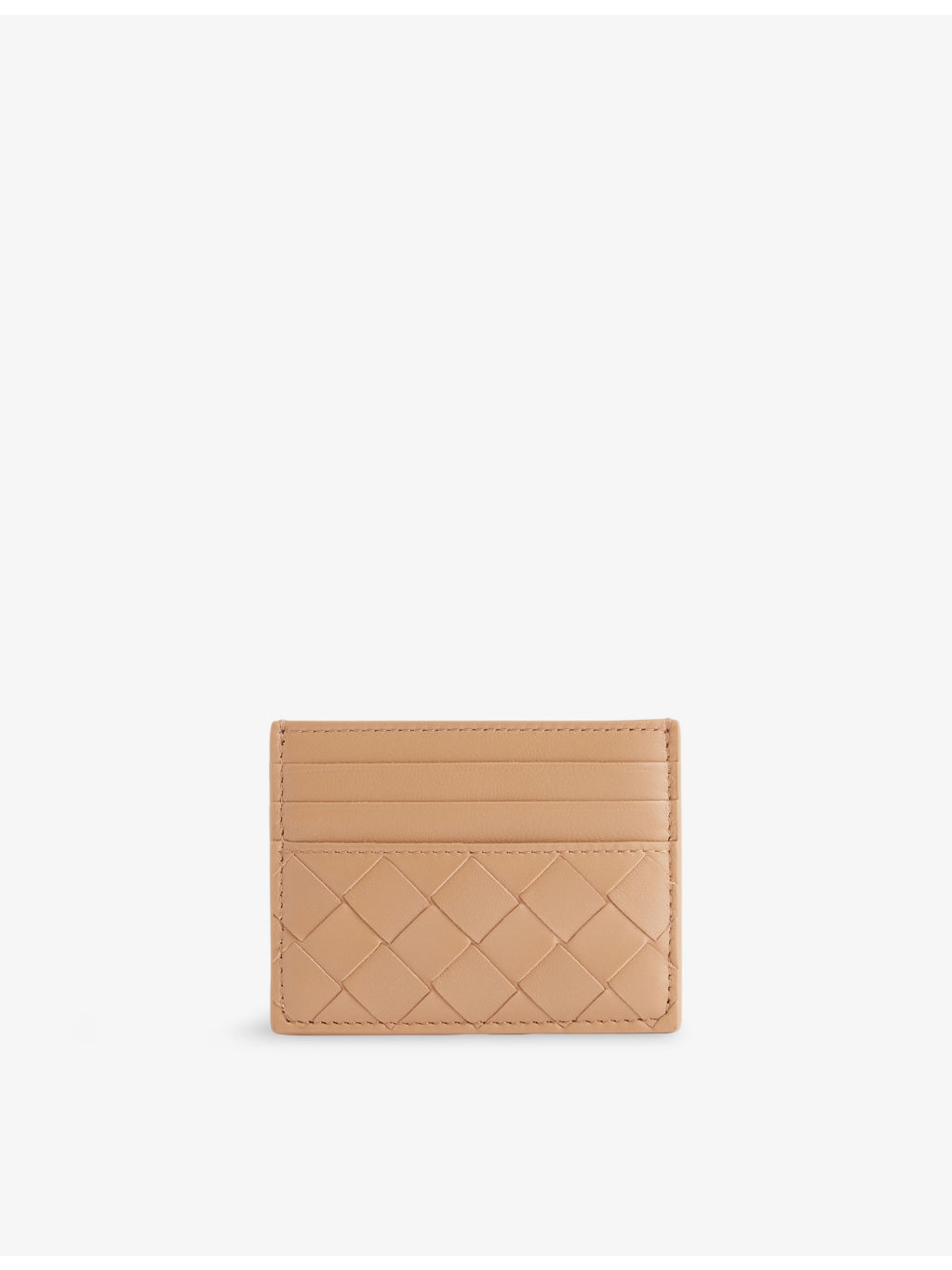 Intrecciato Leather Card Holder - 3