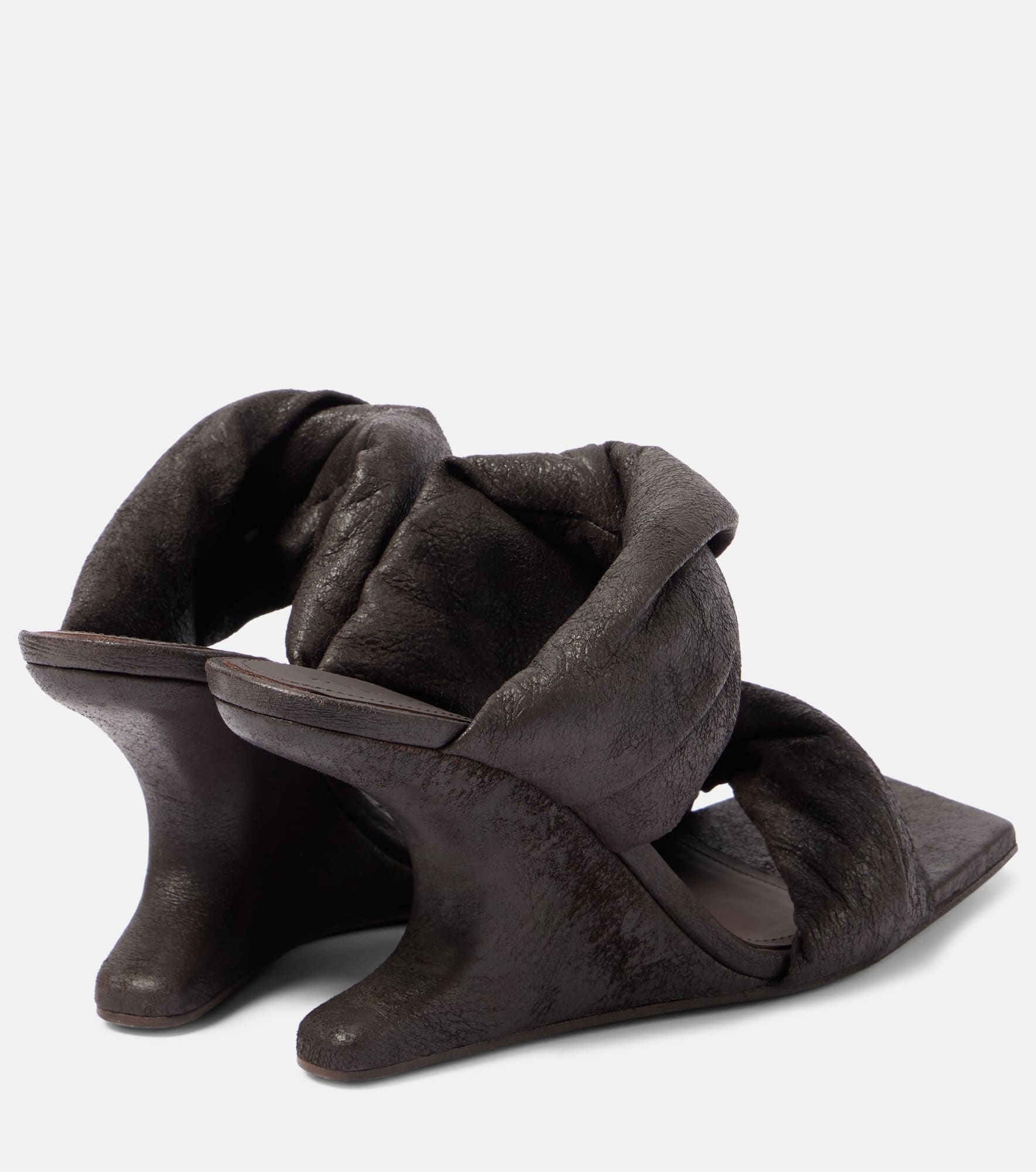 Twisted Cantilever 80 leather mules - 2