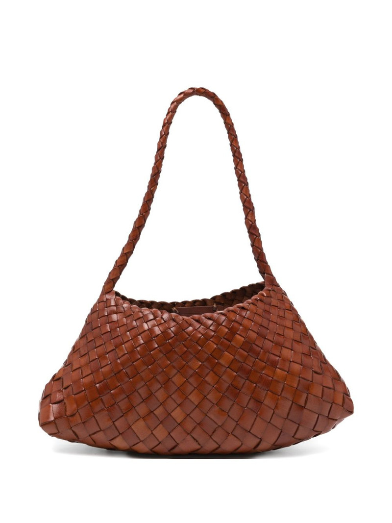 Rosanna woven-leather shoulder bag 1