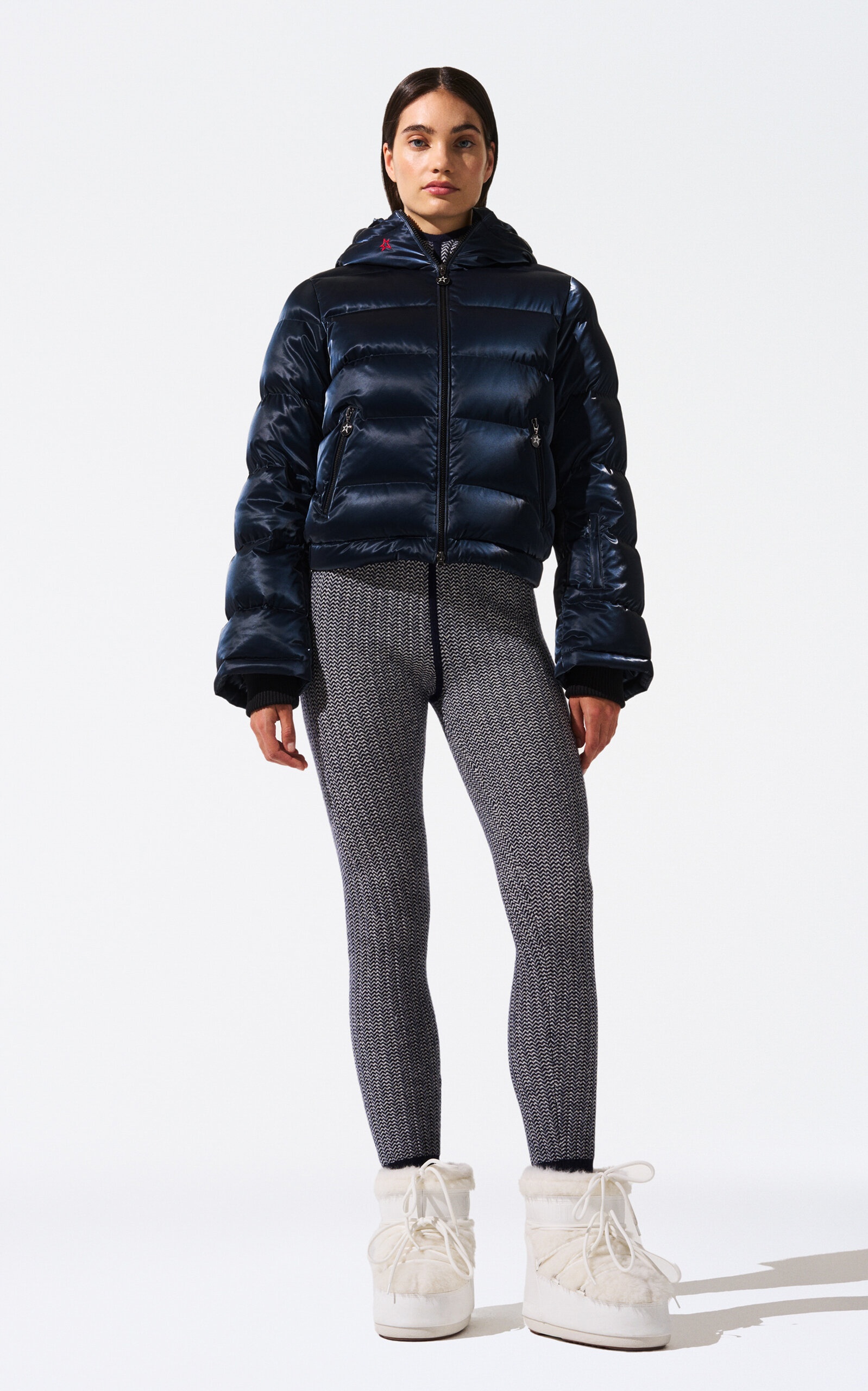 Polar Flare Nylon Ski Jacket navy - 5
