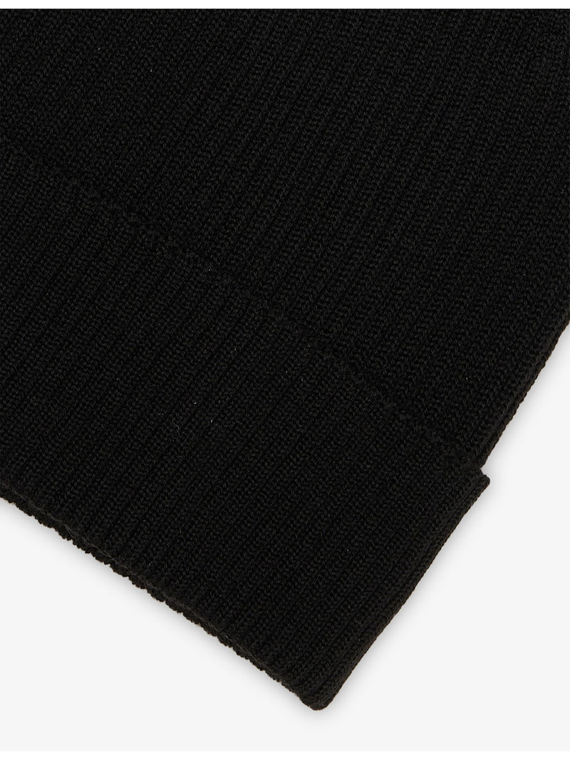 Rick Owens Ribbed Wool Beanie Hat outlook